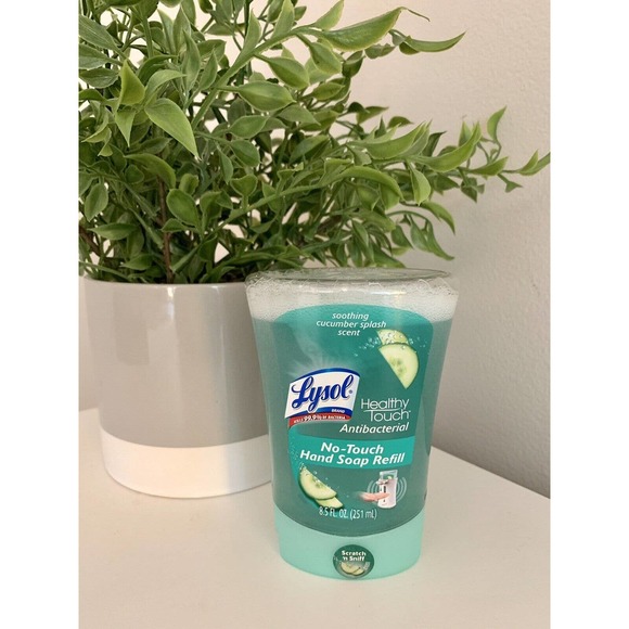 Lysol No Touch Refill Soap Soothing Cucumber Splash 8.5 Oz Sealed EXPIRED 3/13 - Picture 7 of 7